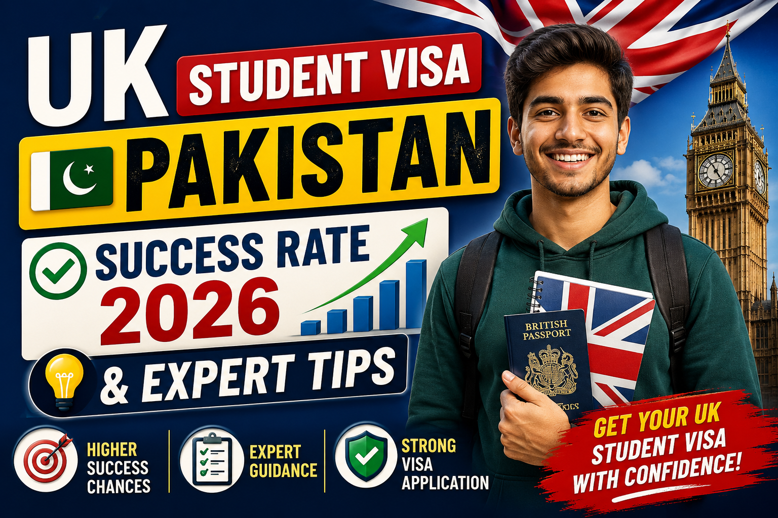 UK visa Pakistani students success rate 2026